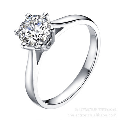 【雅宾珠宝首饰批发 饰品 工厂 铂金950 结婚钻石戒指批发 爱之翼】价格,厂家,图片,手链,深圳市雅宾珠宝-