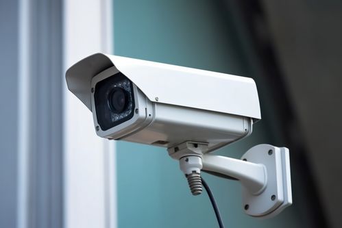 安全远程监控摄像头科技设备摄影图 摄影图